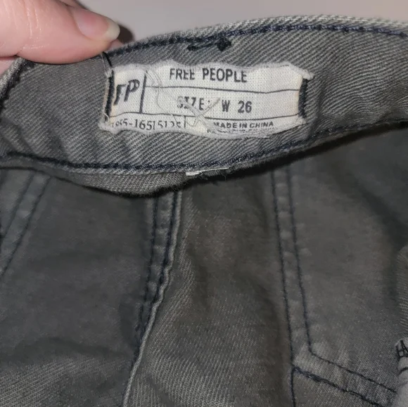 Free People Hippie Studded Shorts Size 26 Black - Picture 4 of 8